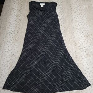 Black Plaid Women's Skirt